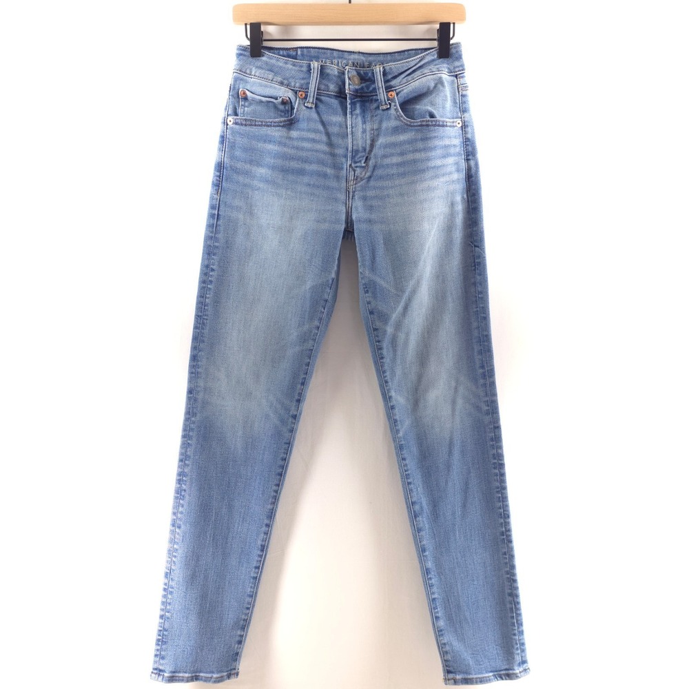 American Eagle Mens Skinny Jeans Airflex+ Temp Tech 28x32 Light Wash Blue